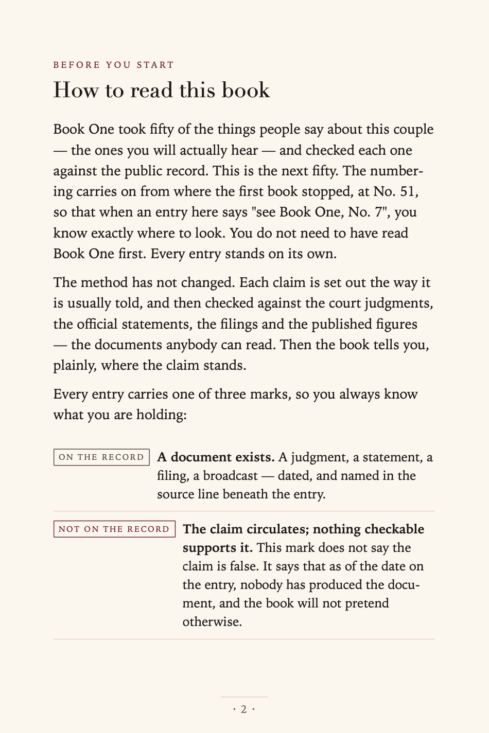 Page 2 of The Sussex Files: Book Two