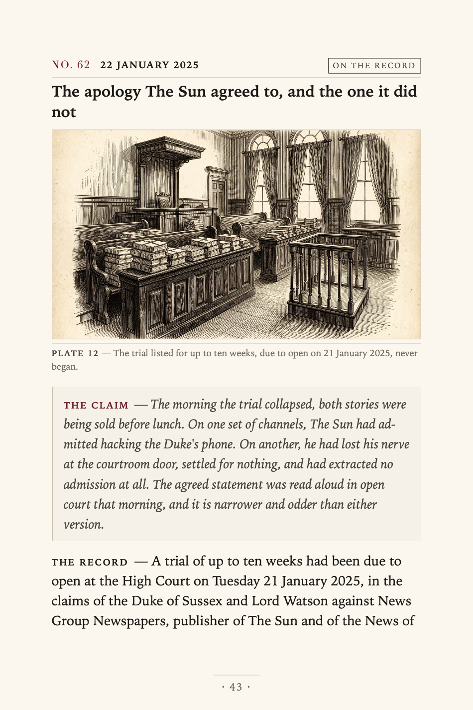 Page 43 of The Sussex Files: Book Two